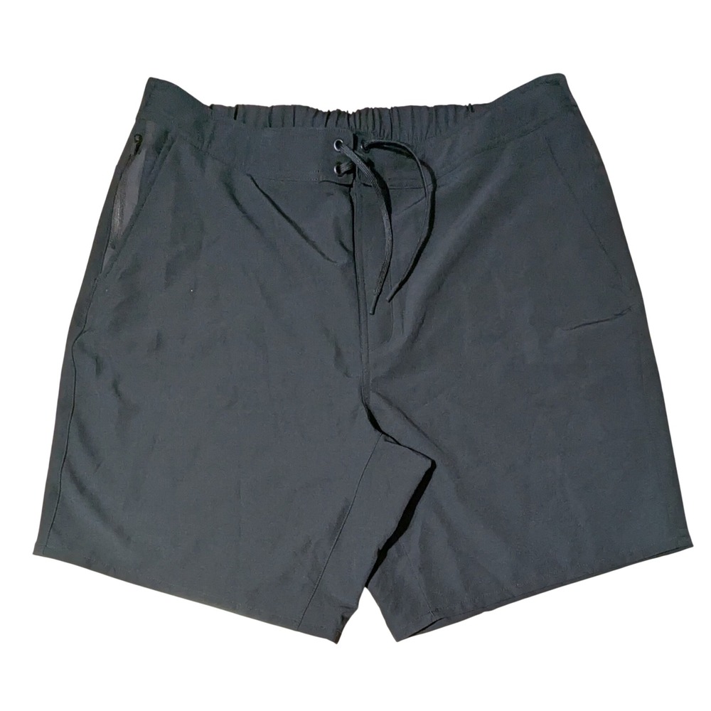 Ten Thousand NWOT Foundation Short Mens XXL 9" Unlined Black Double Weave Gym